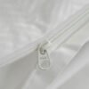 white bedding sets Solid White Jacquard Bedding Sets
