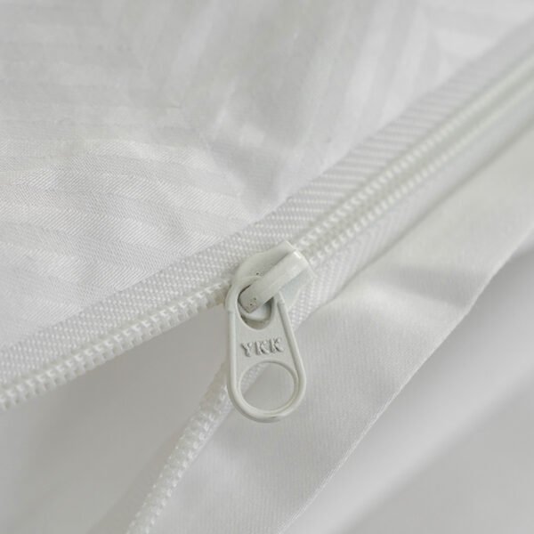 white bedding sets Solid White Jacquard Bedding Sets
