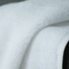 1 (2) White Platinum Satin Embroidered Bath Towel