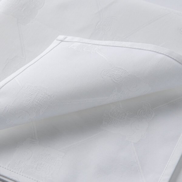 1I3A5120-2 Solid Jacquard Logo Napkins
