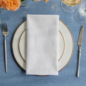 1I3A6066 Solid Jacquard Logo Napkins