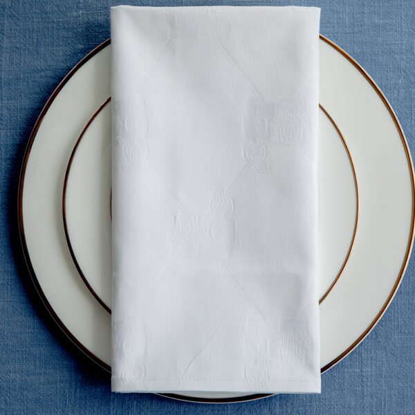 1I3A6068 Solid Jacquard Logo Napkins