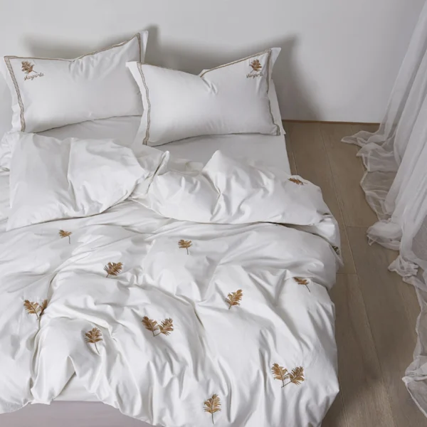 Embroidered-Cotton-Bedding-Set-2 4 Piece Embroidered Bedding Set
