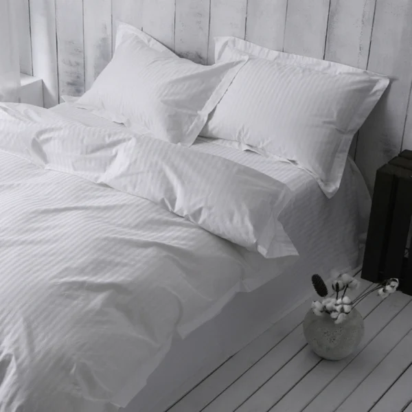 Hotel 1cm Stripe Bedding Set (3) Hotel 1cm Stripe Bedding Set