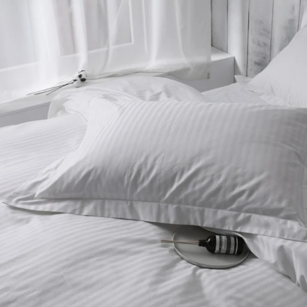 Hotel 1cm Stripe Bedding Set (5) Hotel 1cm Stripe Bedding Set