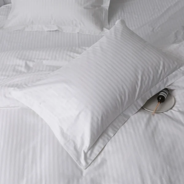 Hotel 1cm Stripe Bedding Set (6) Hotel 1cm Stripe Bedding Set