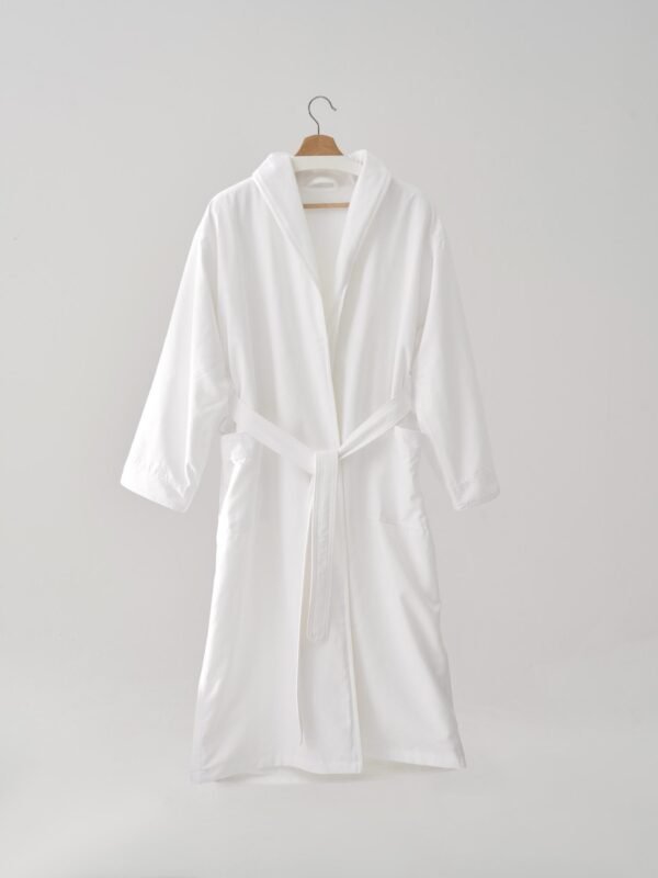 Soft Cotton Spa Quality Bathrobe (1) Soft Cotton Spa Quality Bathrobe