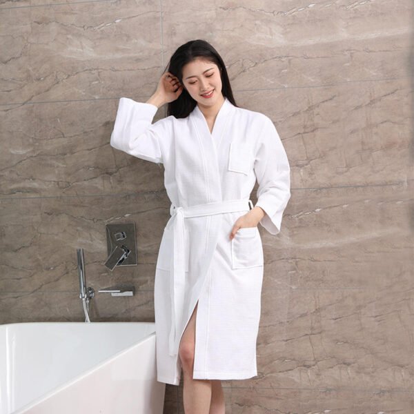 Soft Cotton Spa Quality Bathrobe (2) Soft Cotton Spa Quality Bathrobe