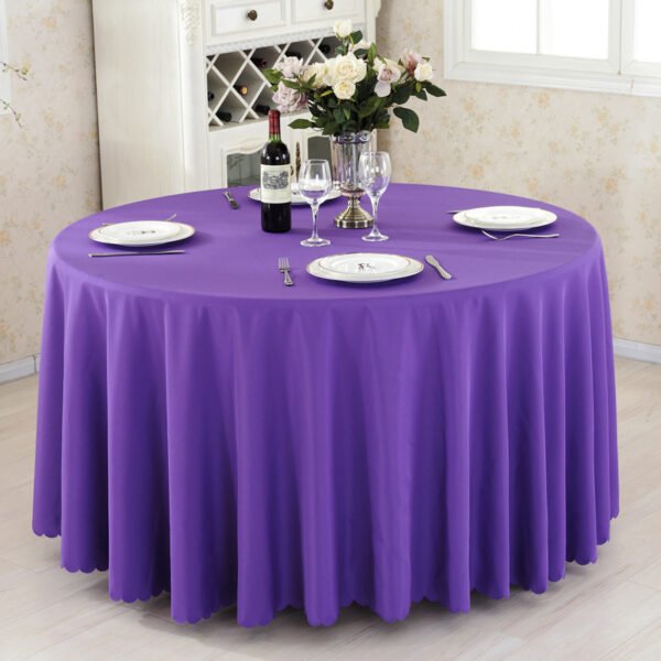 主图-09 Round Polyester Tablecloth