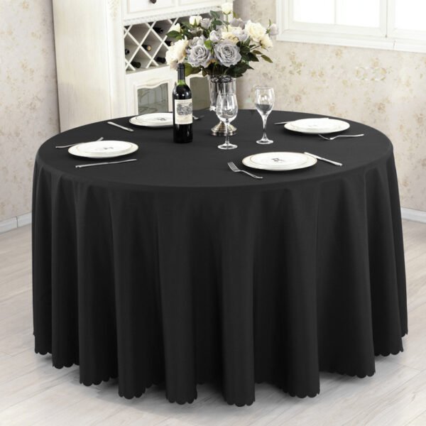 主图-12 Round Polyester Tablecloth
