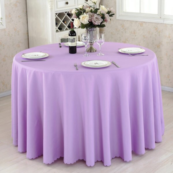 主图-19 Round Polyester Tablecloth