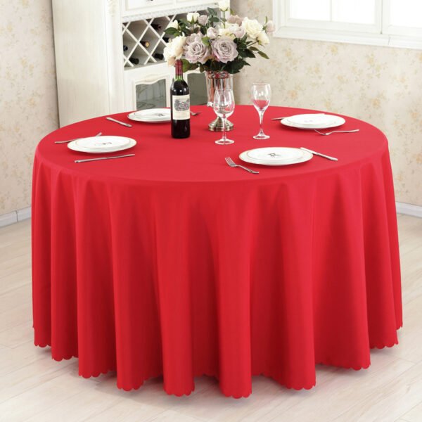 主图-20 Round Polyester Tablecloth